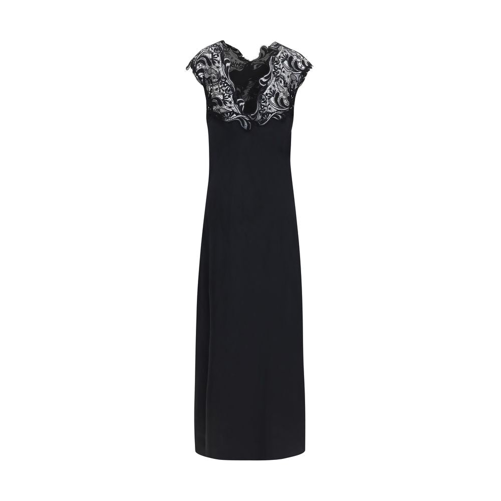 Ferragamo Black Silk Cocktail Women's Dress