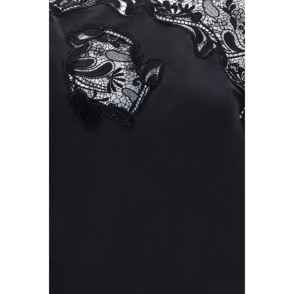Ferragamo Black Silk Cocktail Women's Dress