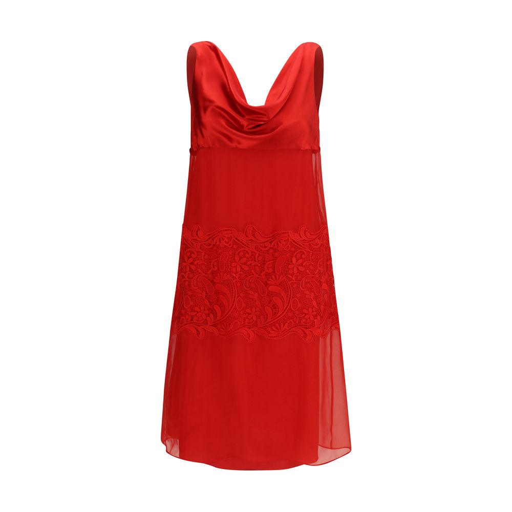 Ferragamo Multicolor Silk Cocktail Women's Dress