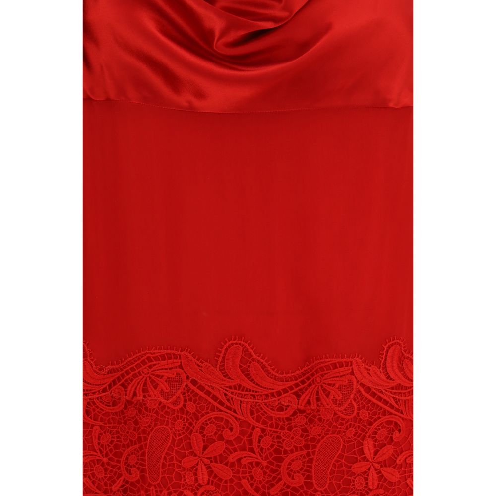 Ferragamo Multicolor Silk Cocktail Women's Dress