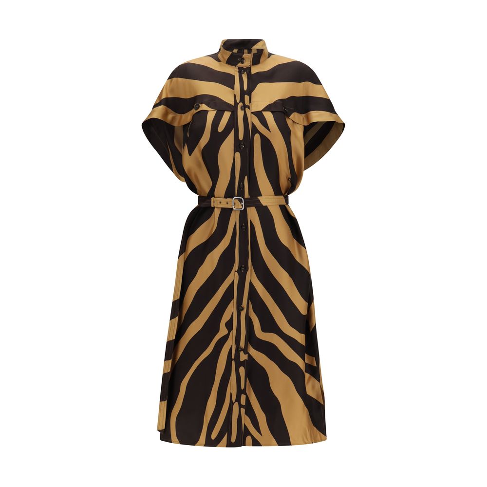 Ferragamo Multicolor Viscose Casual Women's Dress
