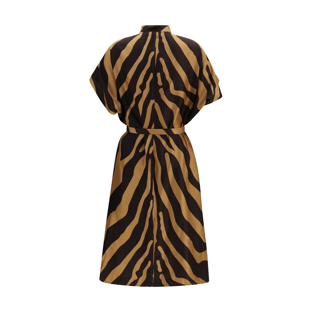 Ferragamo Multicolor Viscose Casual Women's Dress