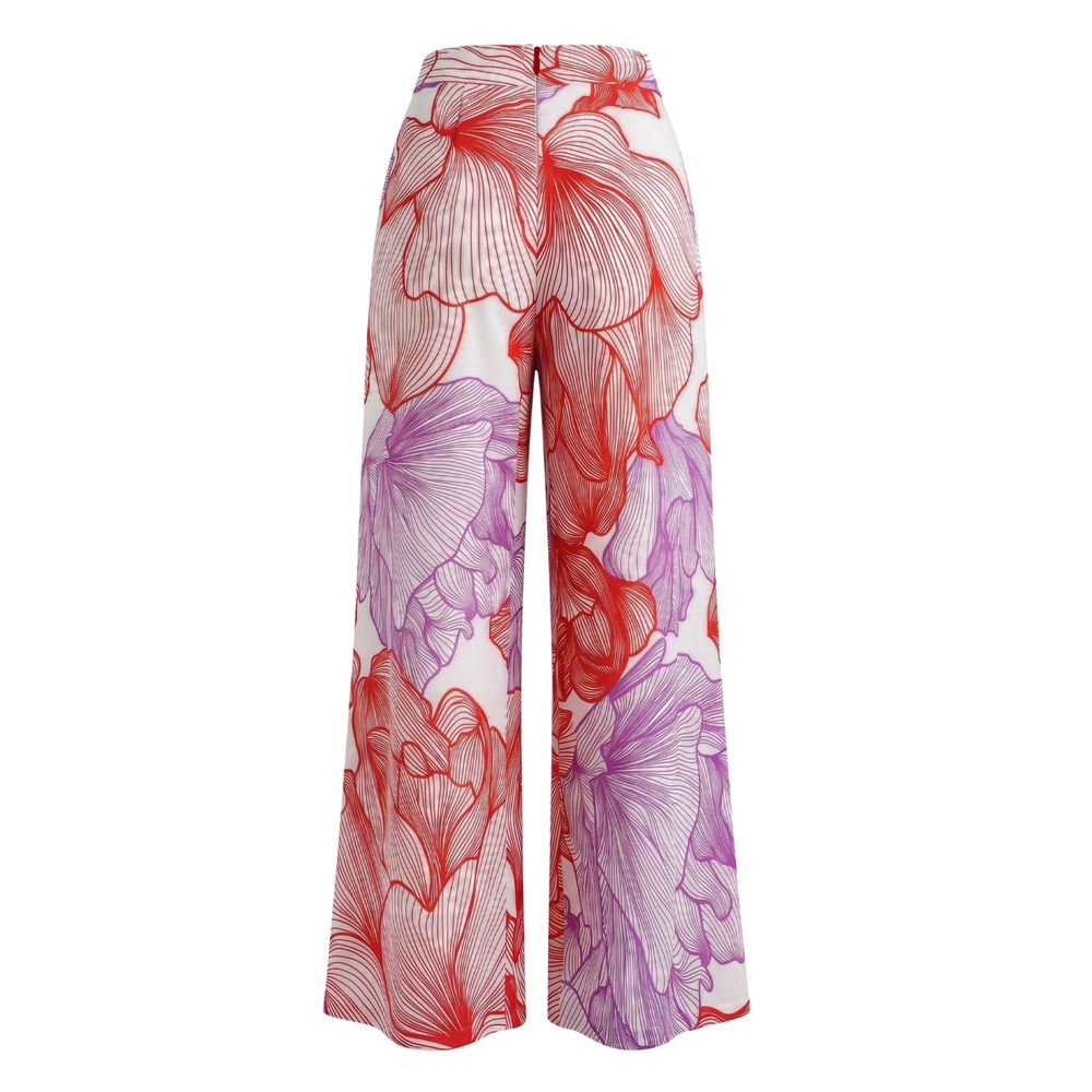 Malo Red Cotton Women Women's Pants