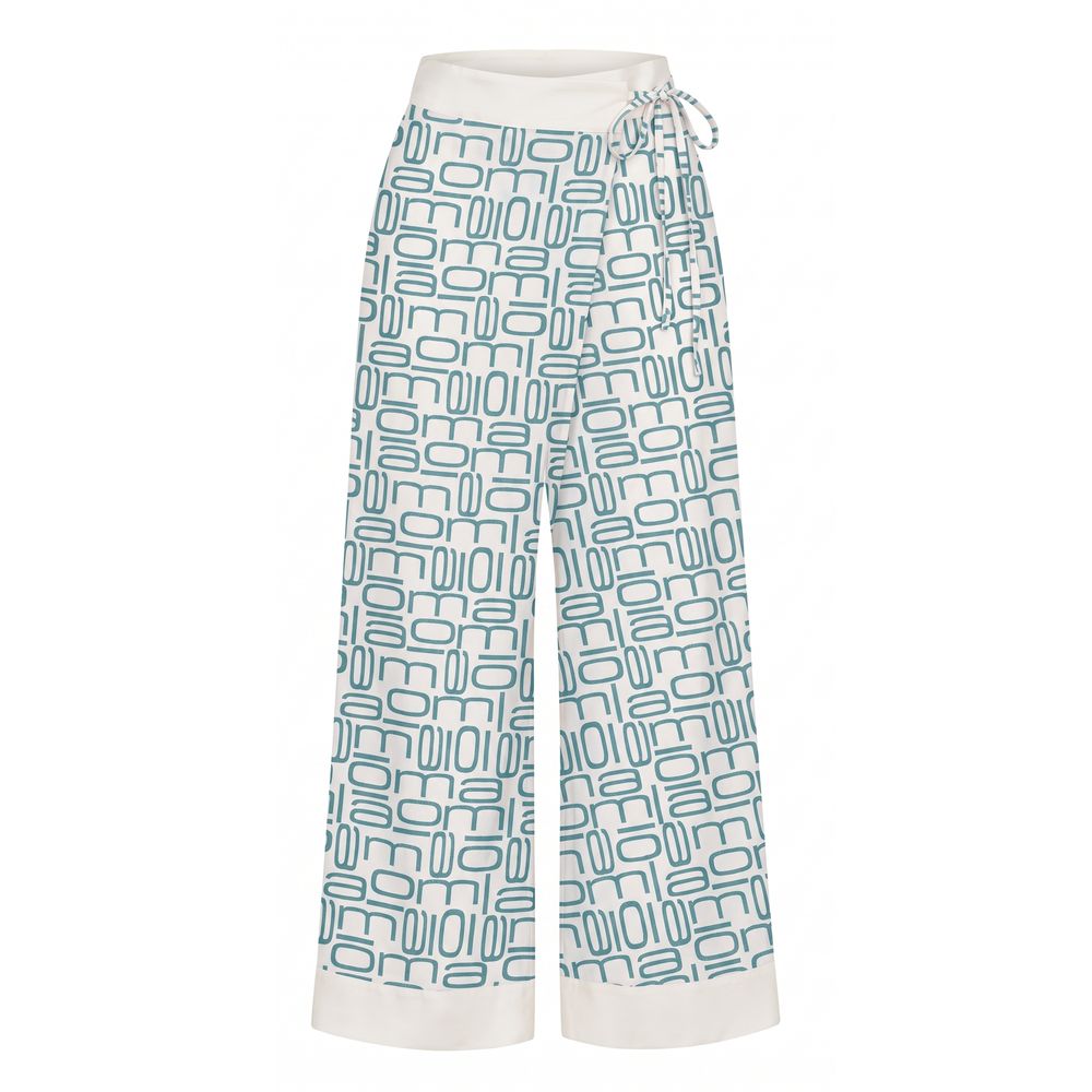 Malo Blue Silk Women's Women's Pants