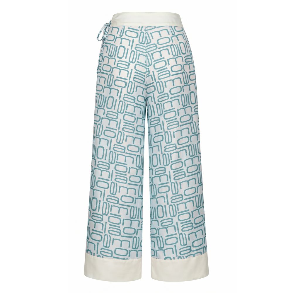 Malo Blue Silk Women's Women's Pants