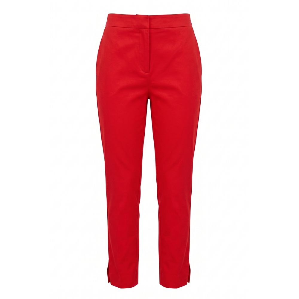 Malo Red Cotton Women Women's Pants