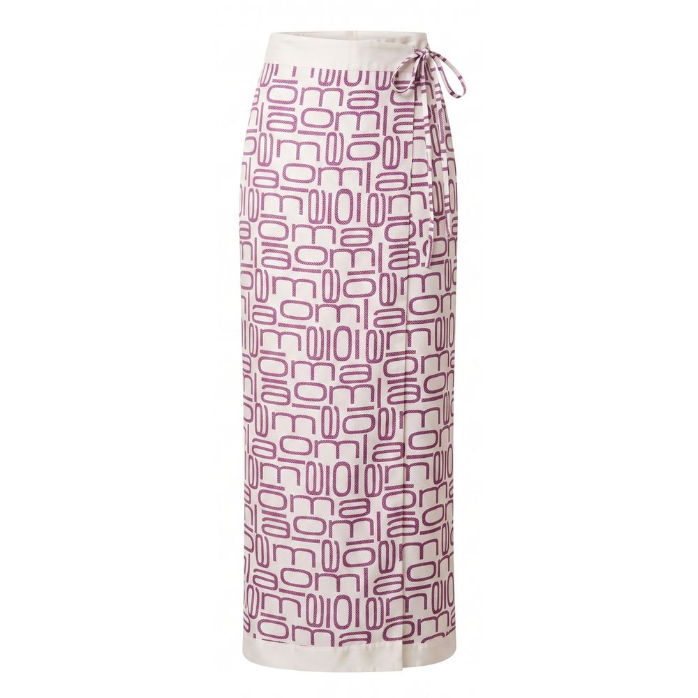 Malo Purple Silk Women Women's Pants