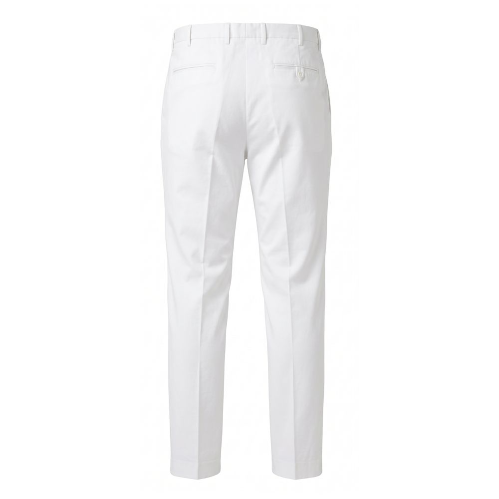 Malo White Cotton Men Men's Pant