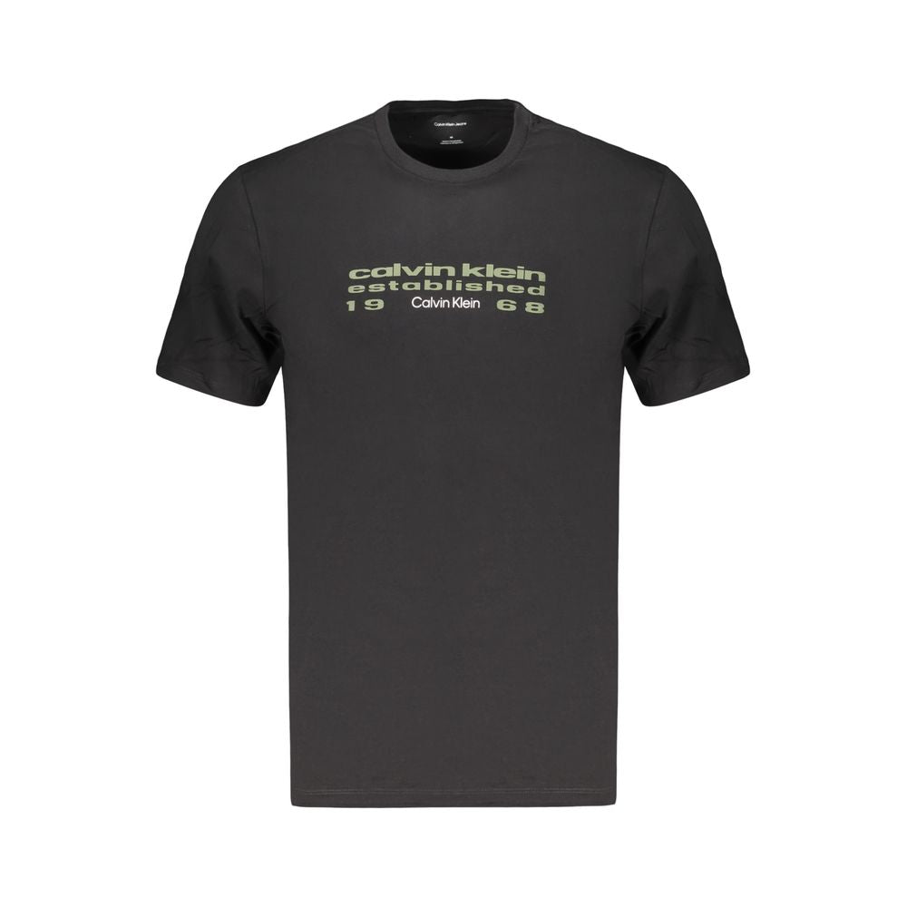 Calvin Klein Black Cotton Men's Men's T-Shirt