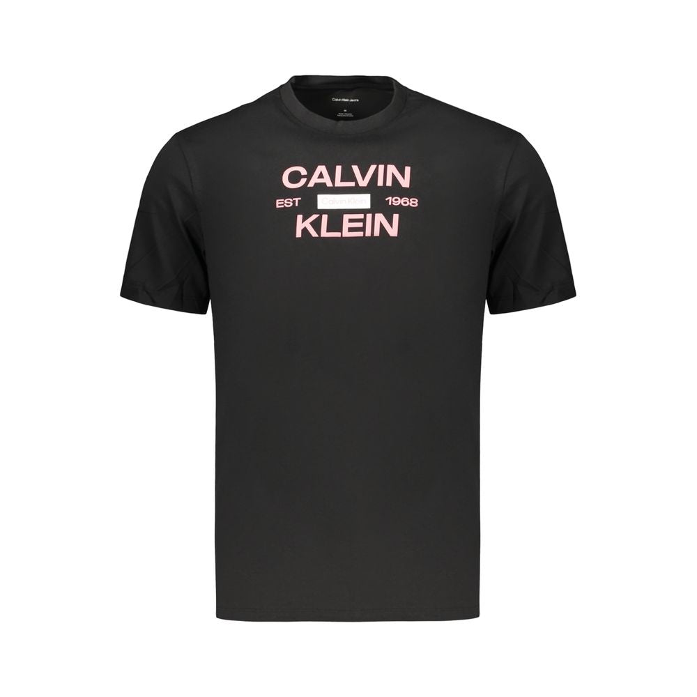 Calvin Klein Black Cotton Men's Men's T-Shirt