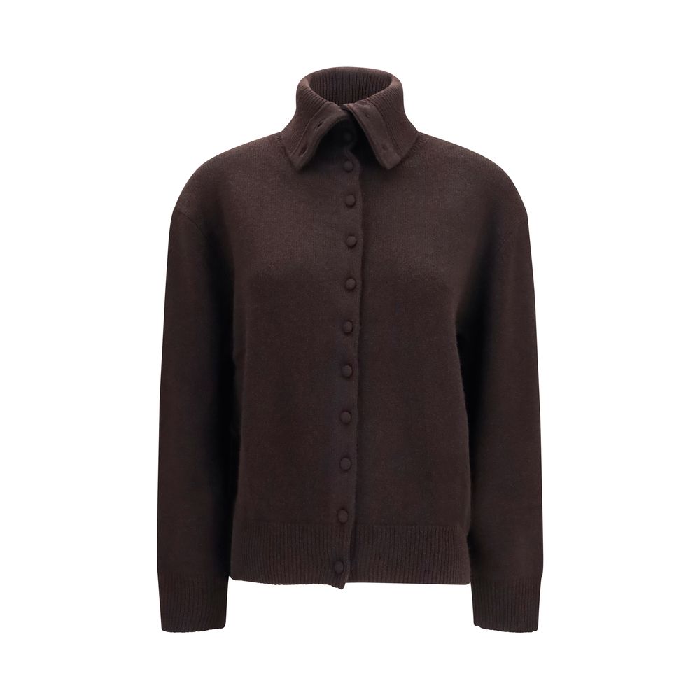 Lisa Yang Brown Cashmere Women's Cardigan