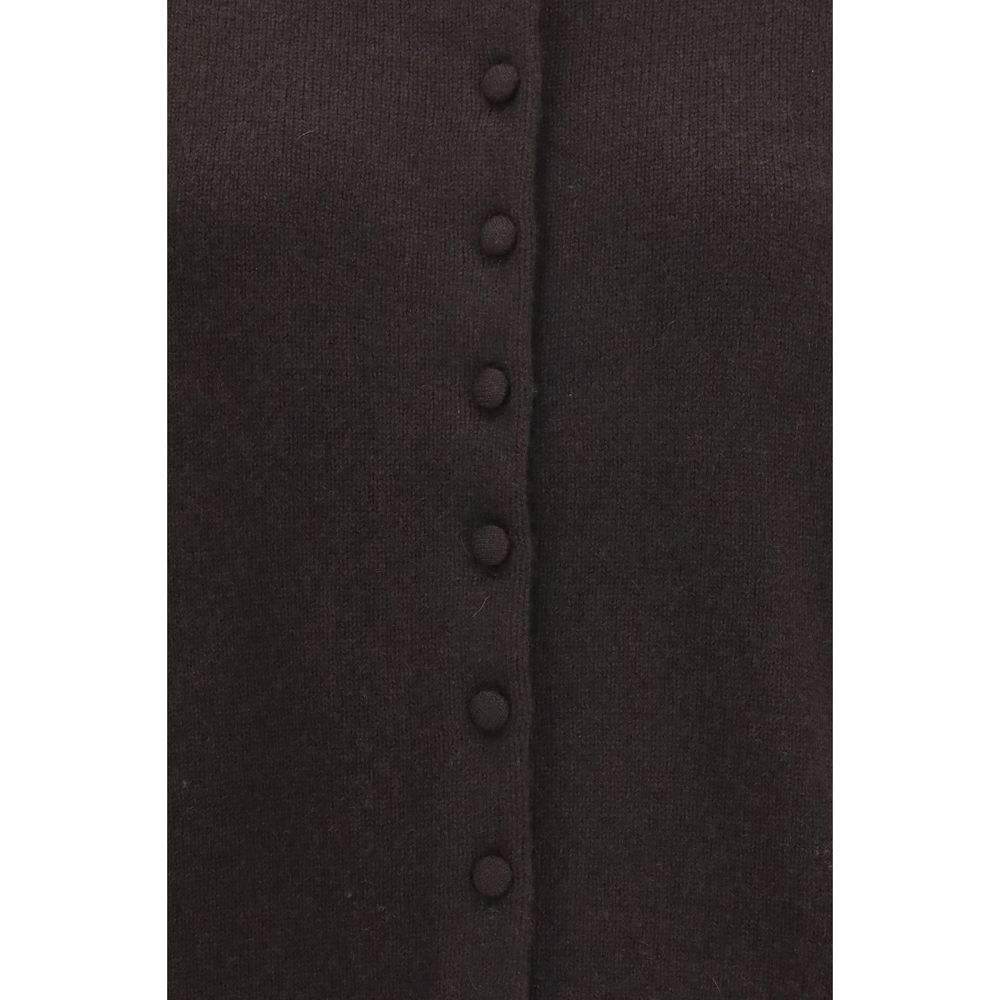 Lisa Yang Brown Cashmere Women's Cardigan
