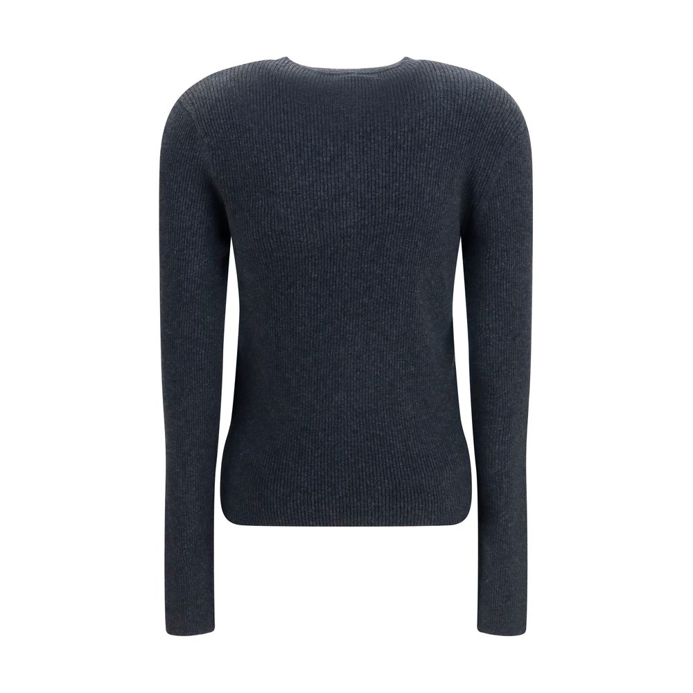Lisa Yang Gray Cotton Women's Sweatshirt