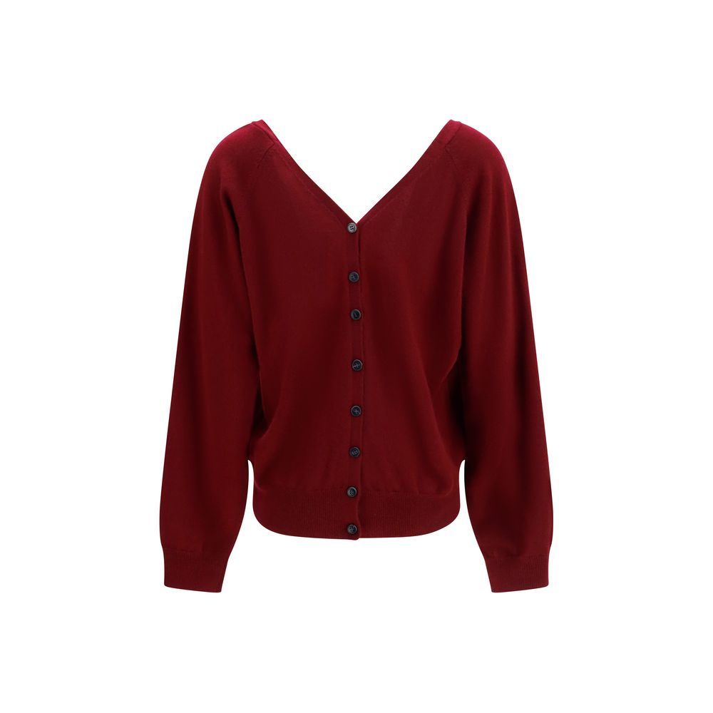 Lisa Yang Bordeaux Cashmere Women's Cardigan