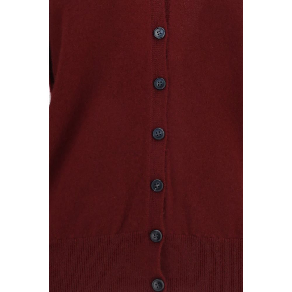 Lisa Yang Bordeaux Cashmere Women's Cardigan