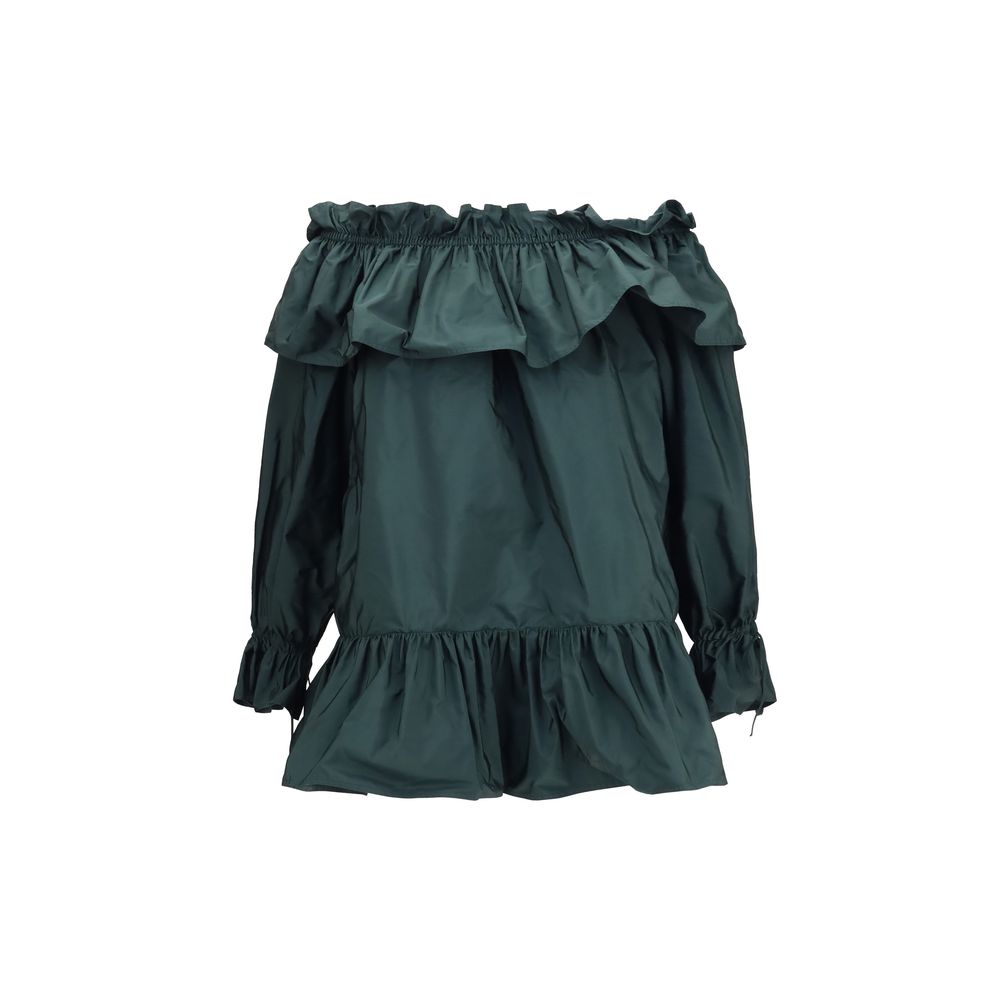 Saint Laurent Bicolor Polyamide Casual Women's Dress