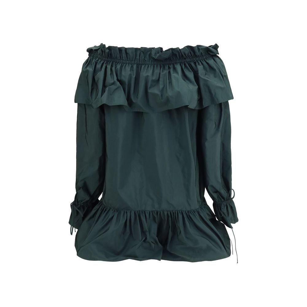 Saint Laurent Bicolor Polyamide Casual Women's Dress