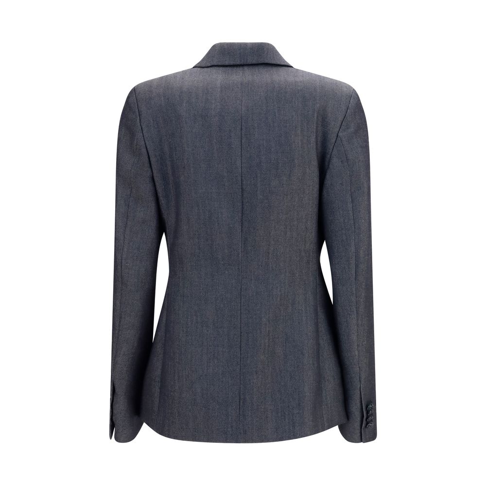 Balenciaga Gray Wool Oves Aries Women's Blazer