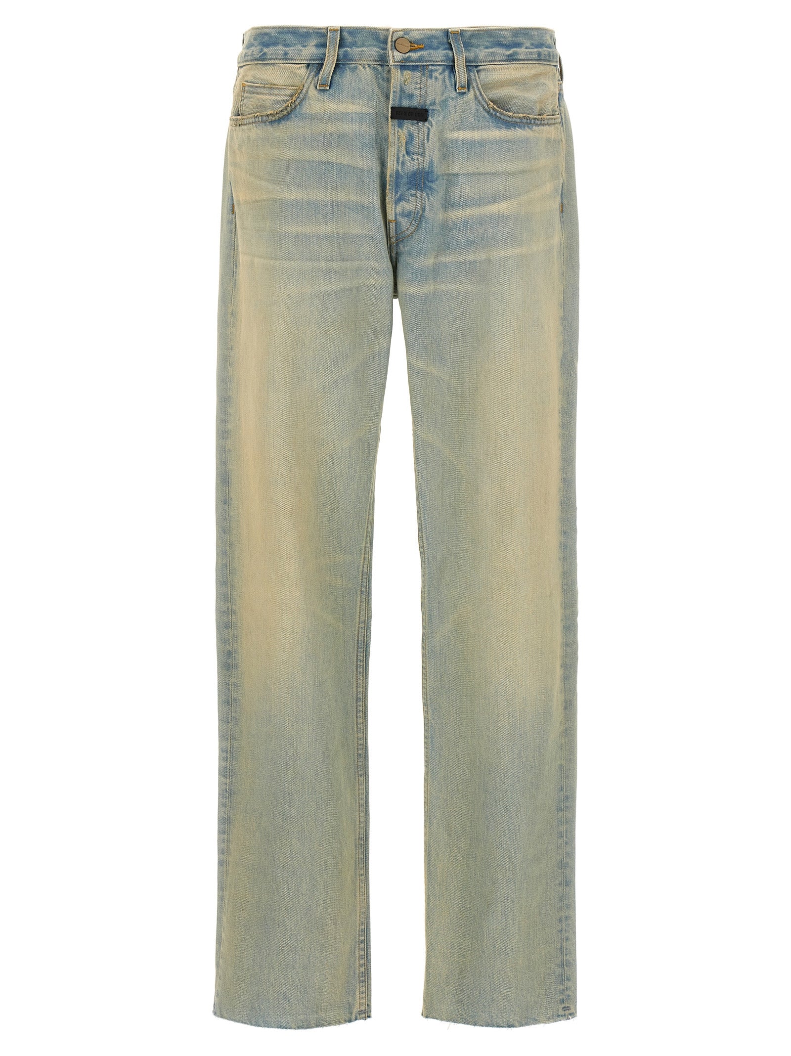 Fear Of God Blue Cotton Straight-Leg Men's Jeans