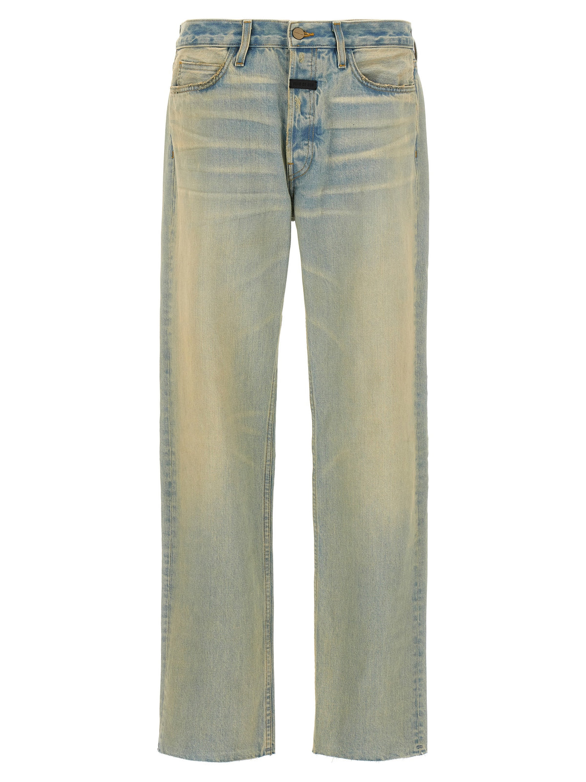 Fear Of God Blue Cotton Straight-Leg Men's Jeans