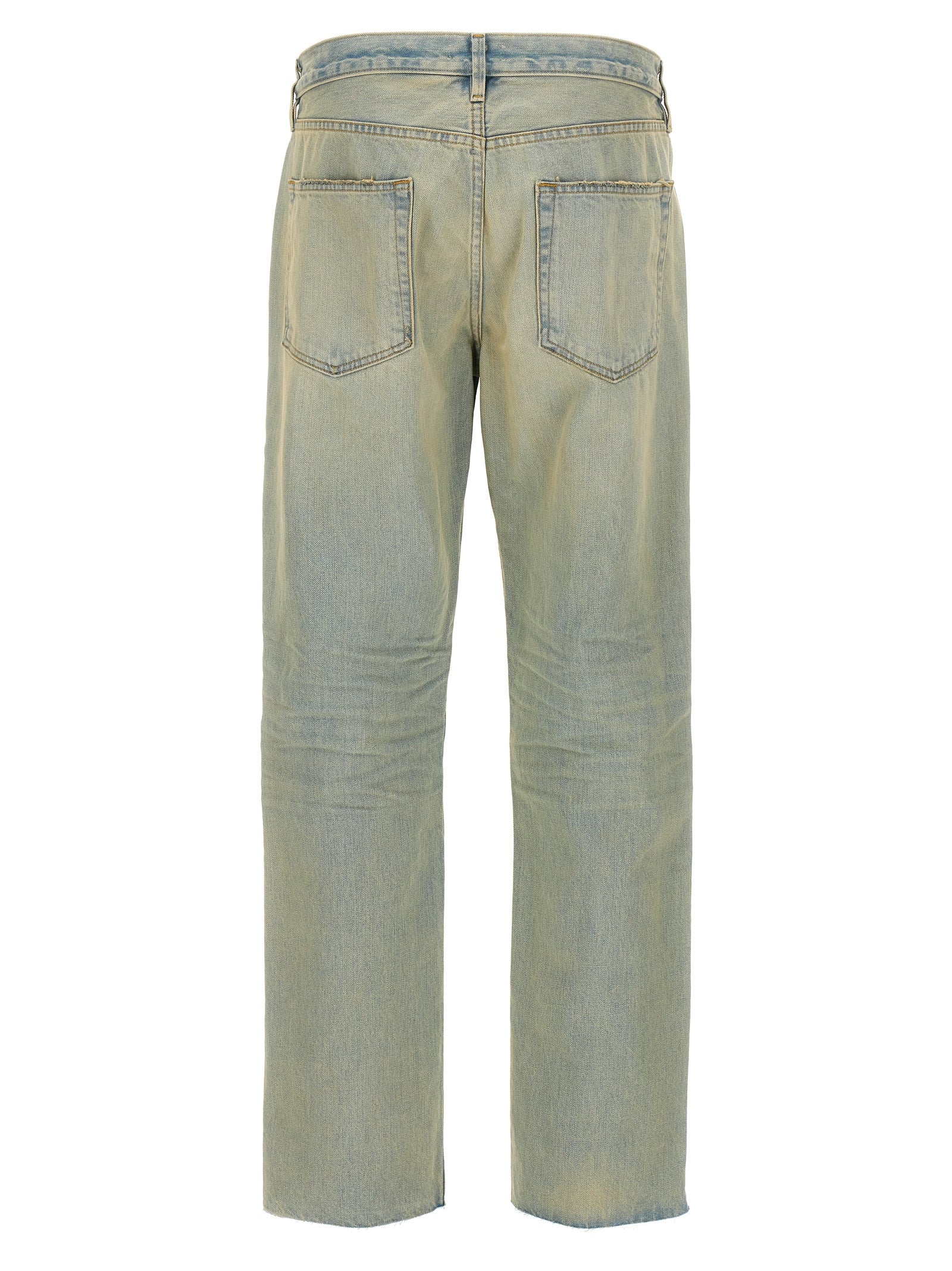 Fear Of God Blue Cotton Straight-Leg Men's Jeans