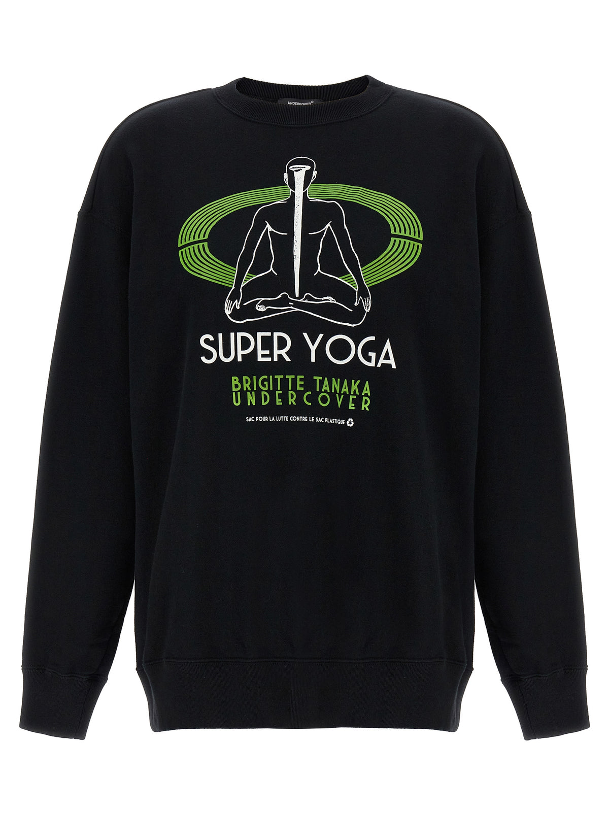 Undercover Black Cotton Women's Sweatshirt