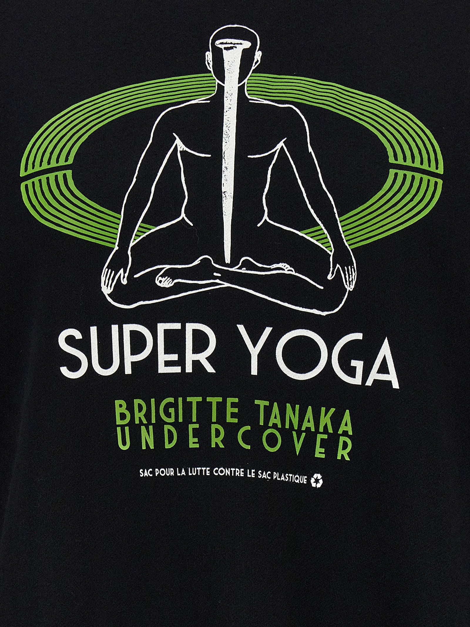 Undercover Black Cotton Women's Sweatshirt