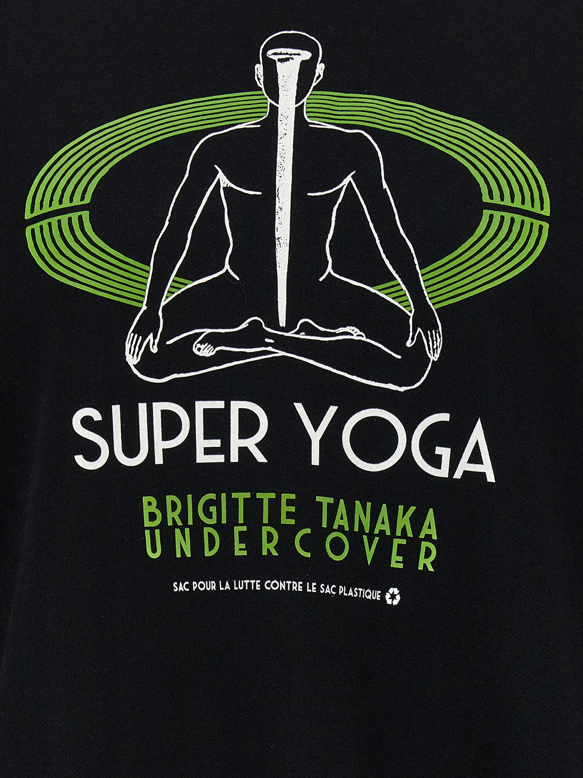 Undercover Black Cotton Women's Sweatshirt