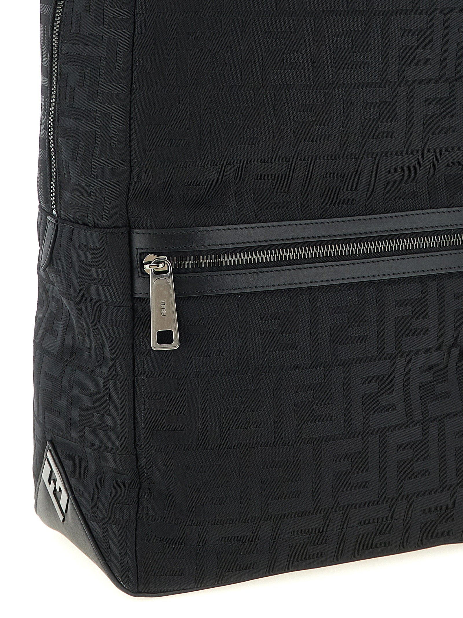 Fendi Black Polyamide Men's Backpack