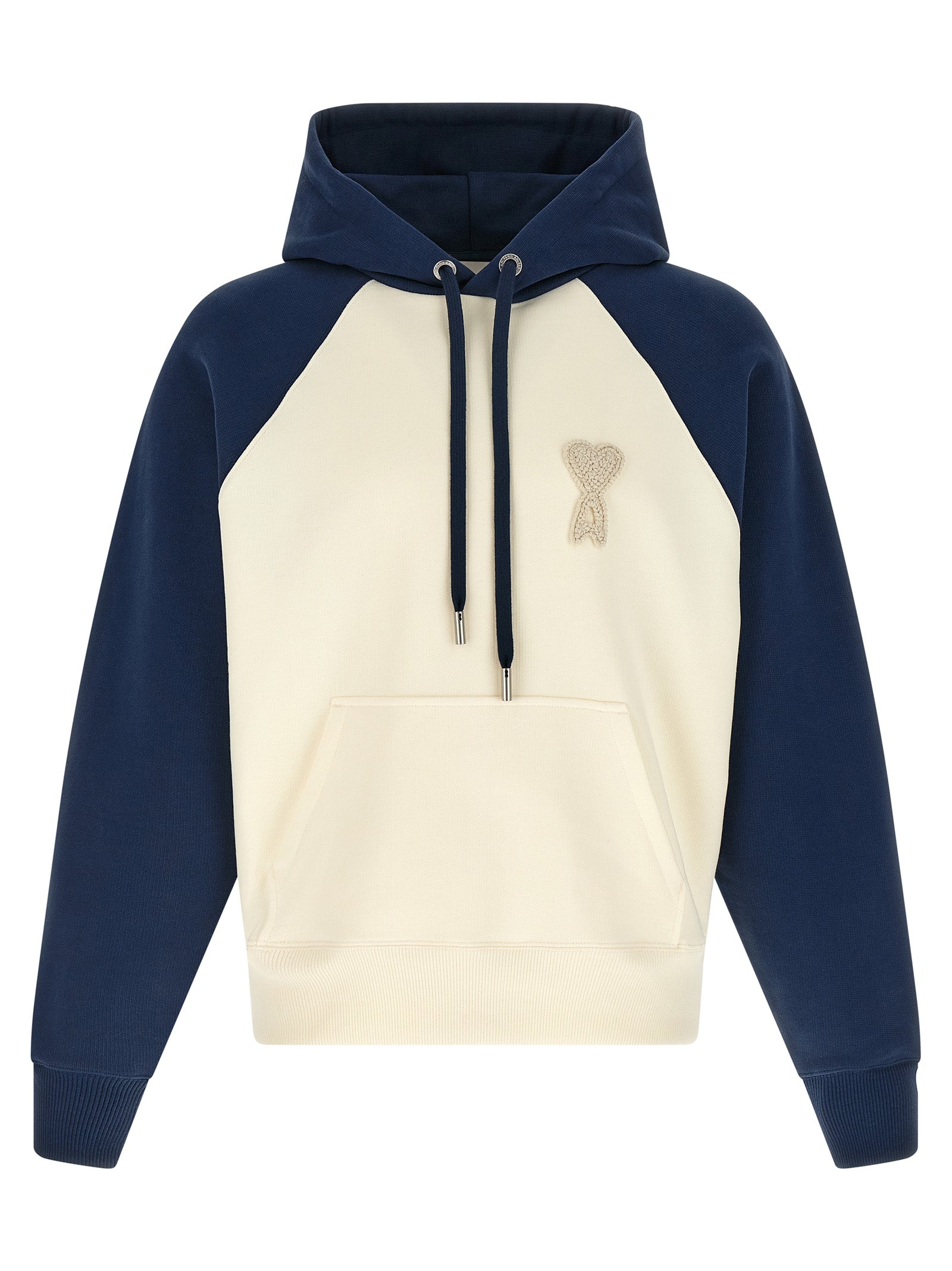 Ami Paris Blue Cotton Men's Sweatshirt