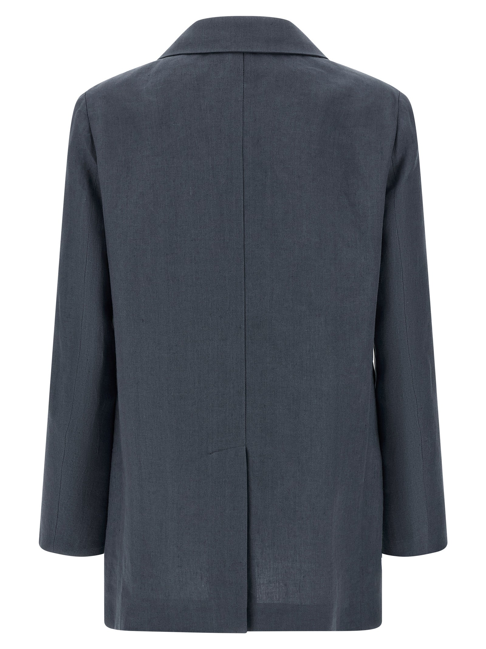 Blazé Milano Blue Linen Women's Blazer
