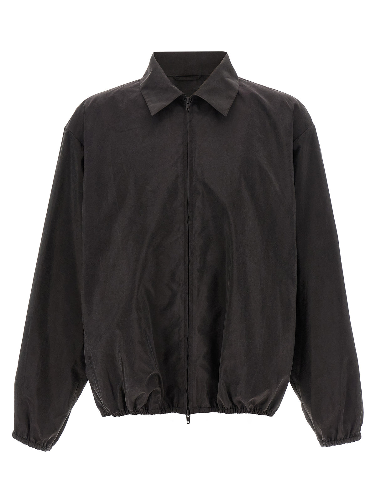 SSSTEIN Brown Silk Shell Men's Jacket