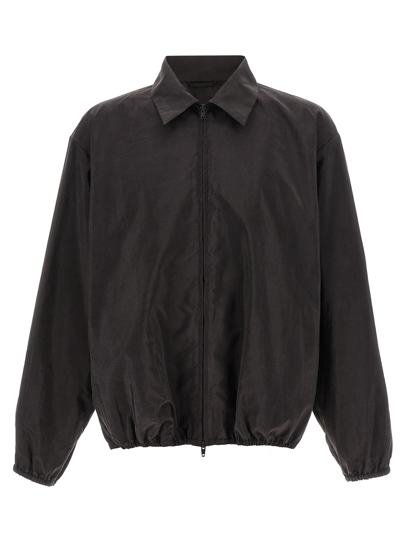 SSSTEIN Brown Silk Shell Men's Jacket