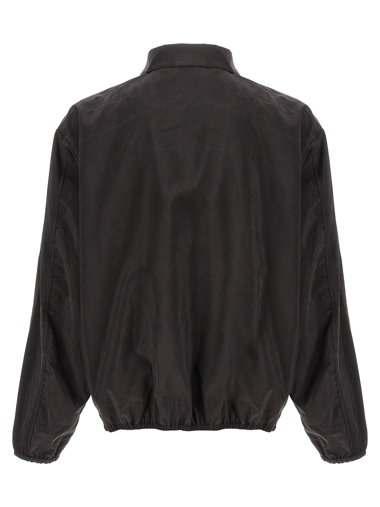 SSSTEIN Brown Silk Shell Men's Jacket