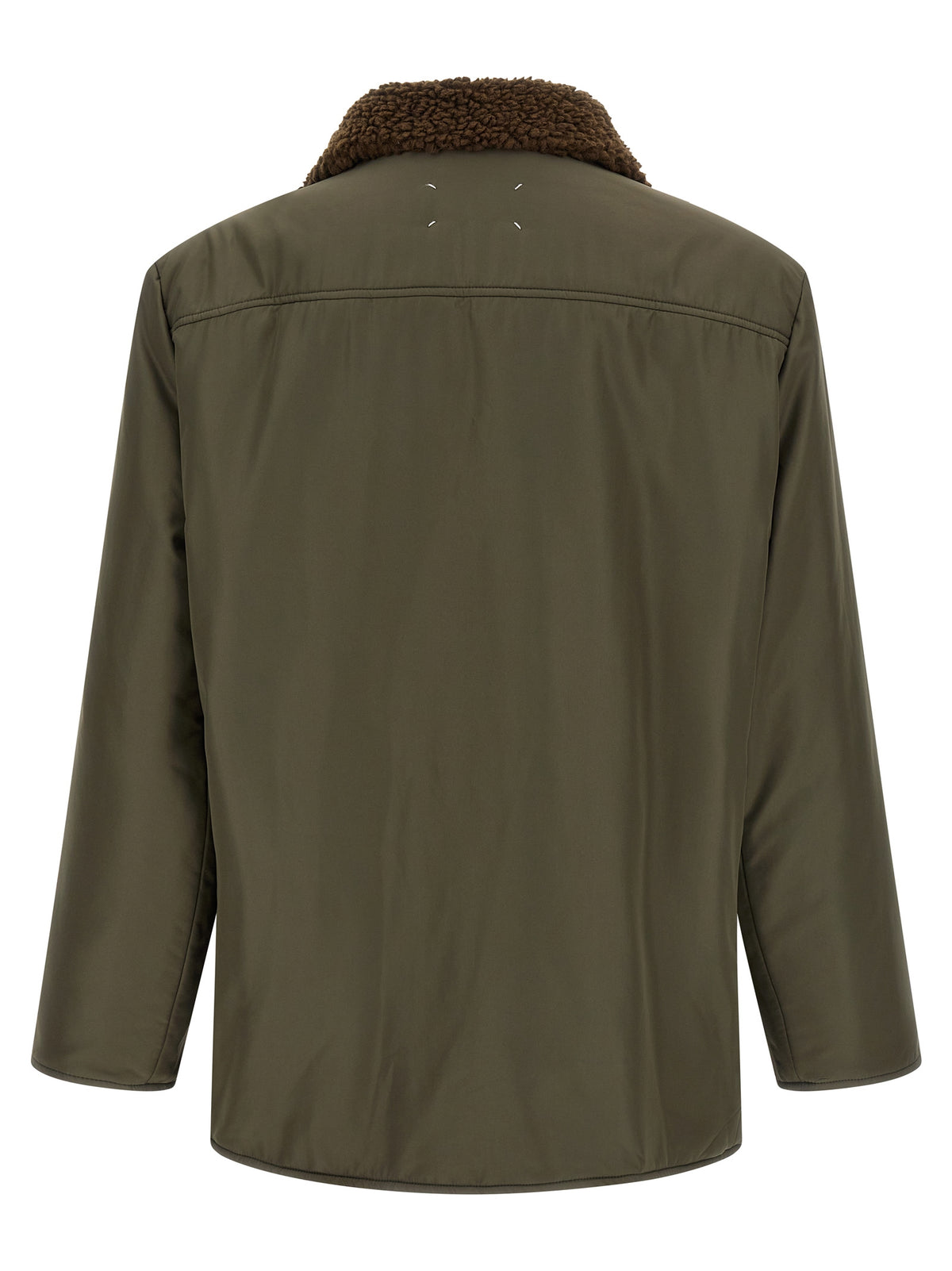 Maison Margiela Bicolor Polyester Men's Parka