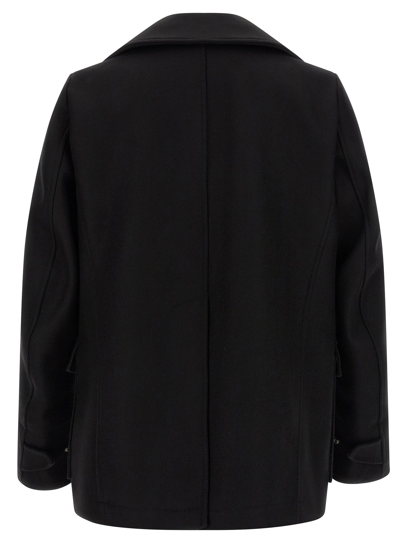 Dsquared² Black Wool Men's Coat