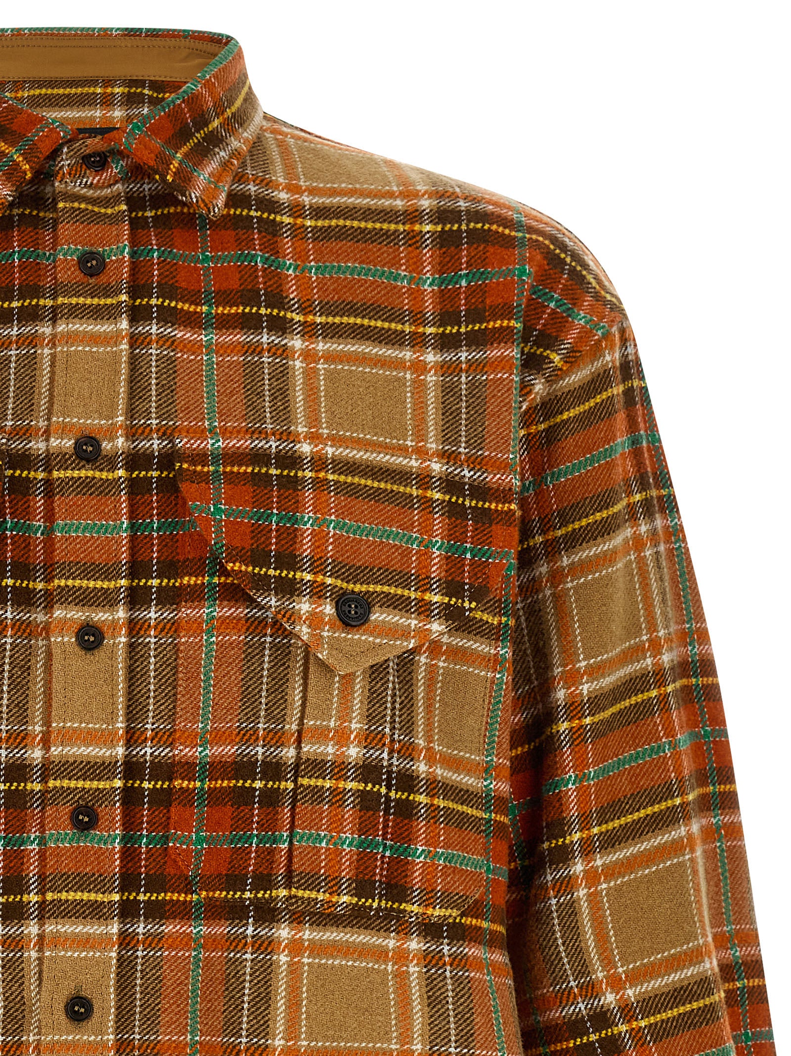 Dsquared² Orange Marabou Men's Blouse