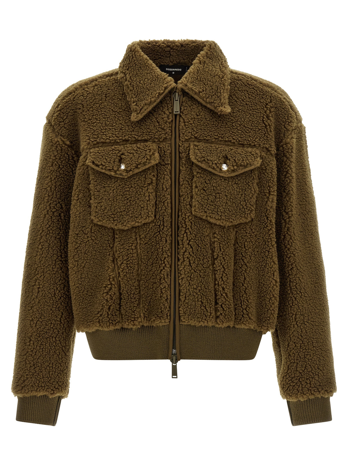 Dsquared² Brown Polyester Full-Length Men's Jacket