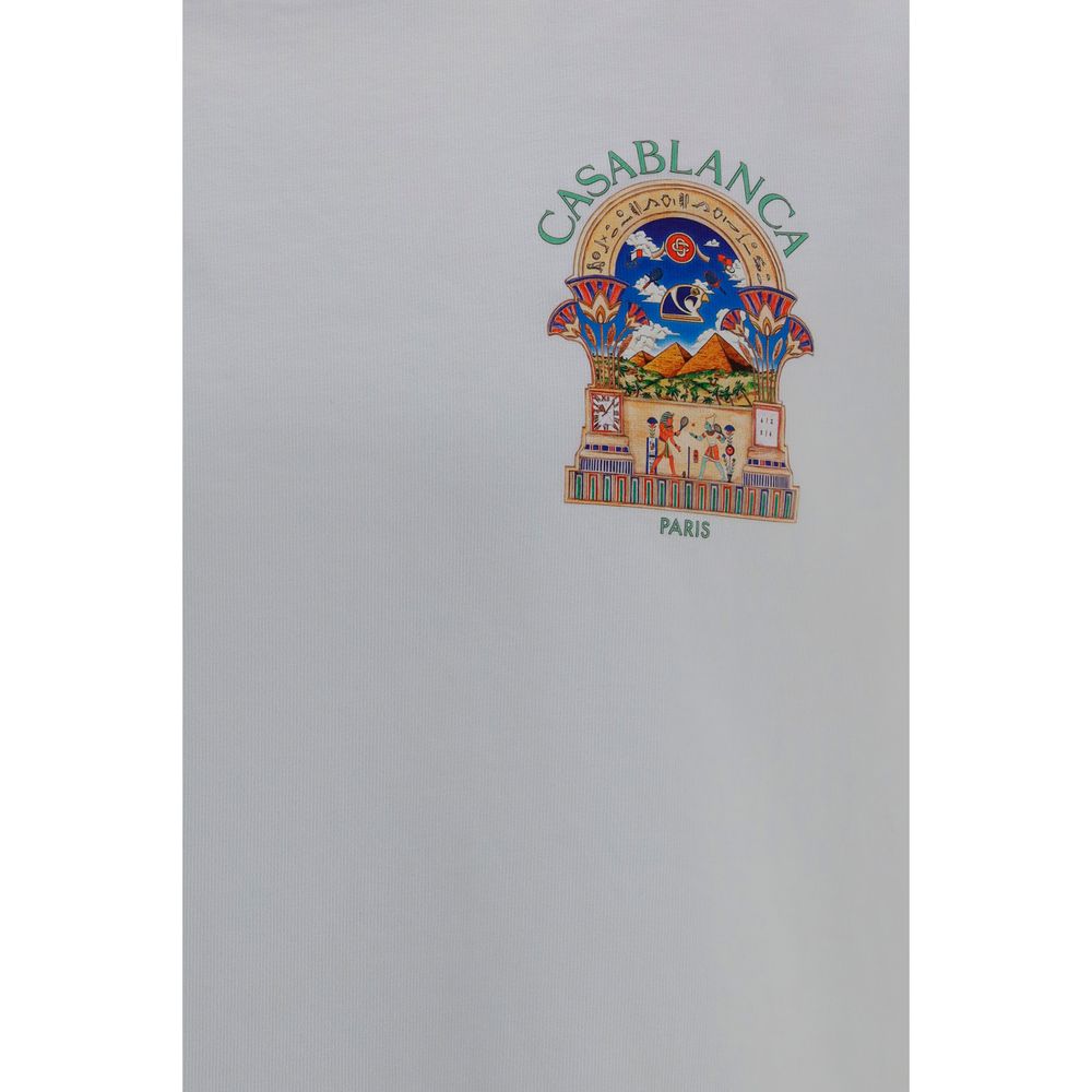 Casablanca White Cotton Men's T-Shirt