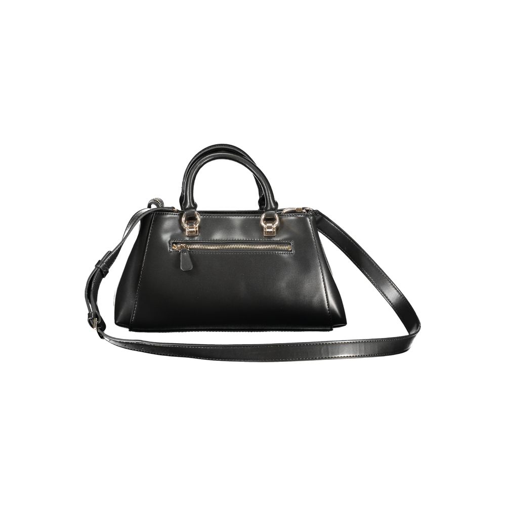 Guess Jeans Nero Poliuretano Women Women's Handbag