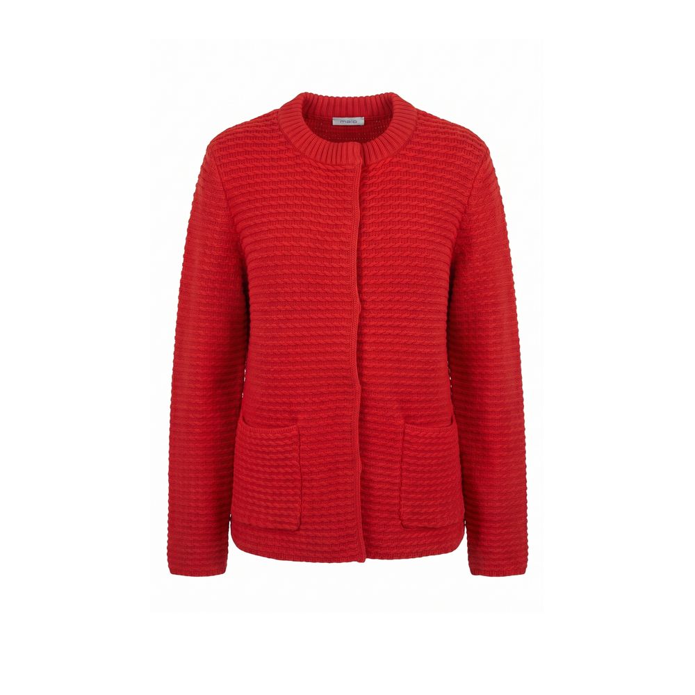 Malo Red Cotton Women's Women's Cardigan