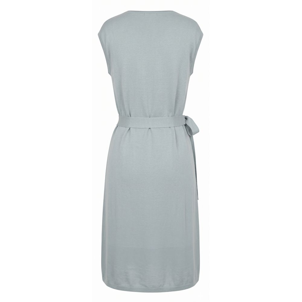Malo Grey Silk Women Women's Dress