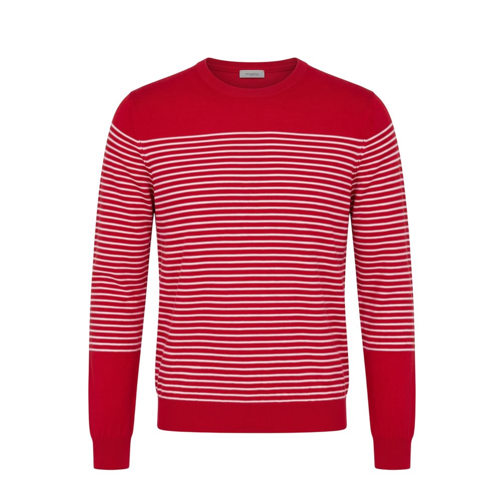 Malo Red Cotton Men Men's Sweater