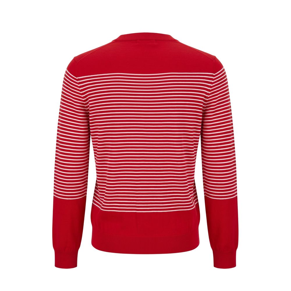Malo Red Cotton Men Men's Sweater