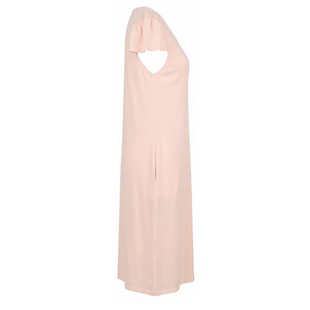 Malo Pink Cotton Women Women's Dress