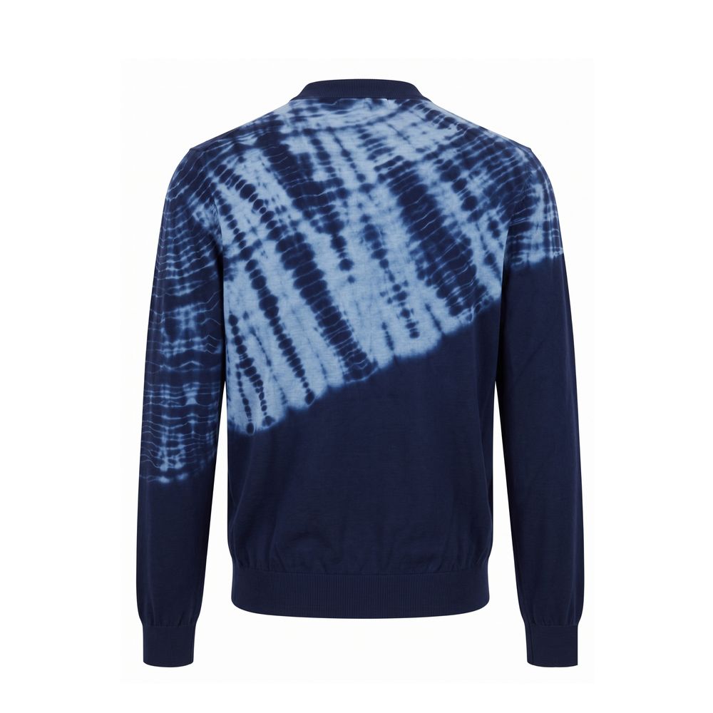 Malo Blue Cotton Men's Men's Sweater