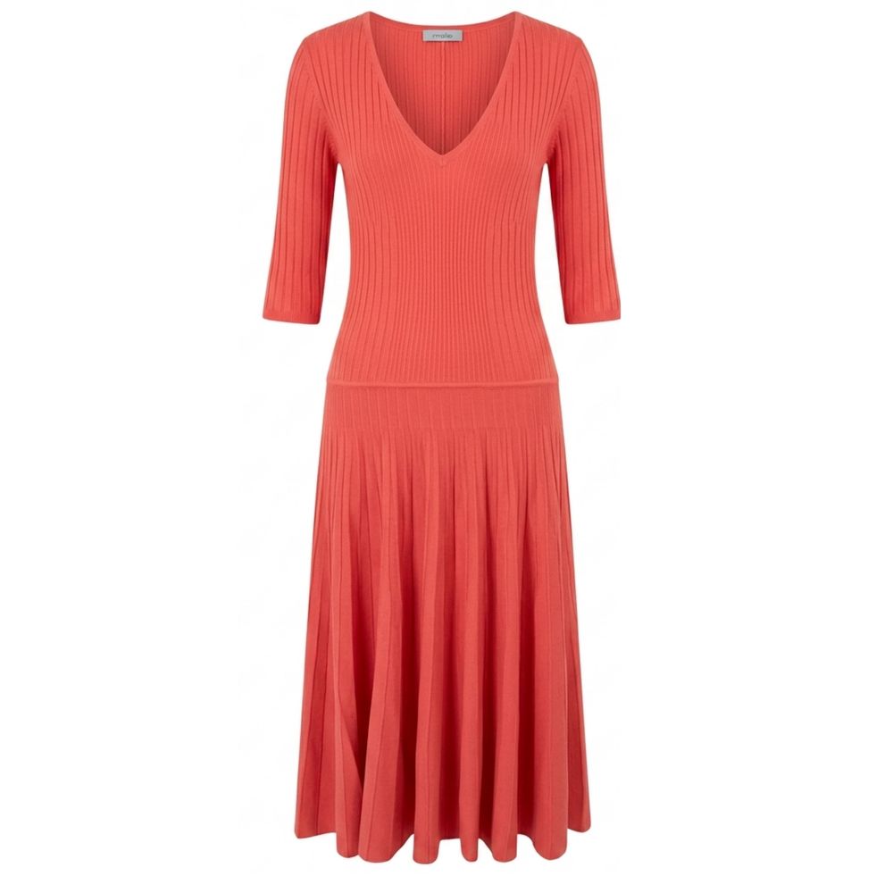 Malo Red Cotton Women Women's Dress