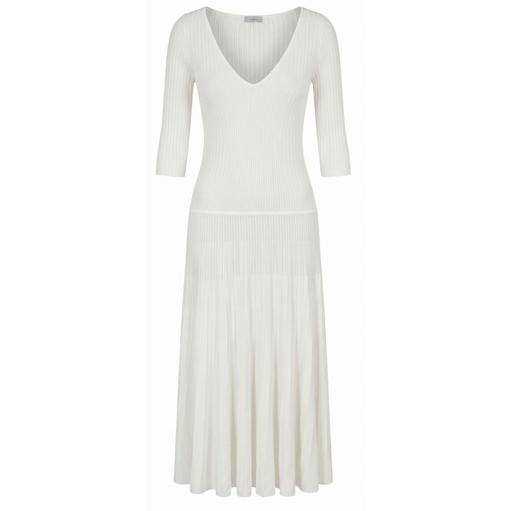 Malo White Cotton Women Women's Dress
