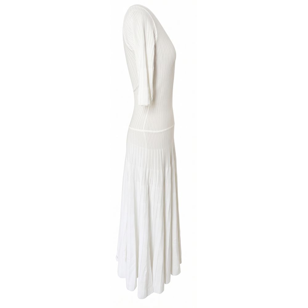 Malo White Cotton Women Women's Dress