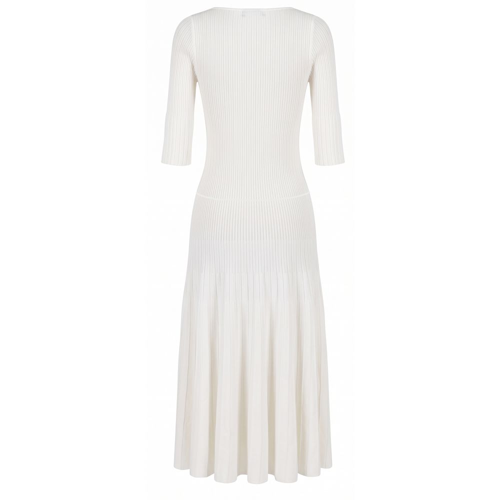 Malo White Cotton Women Women's Dress
